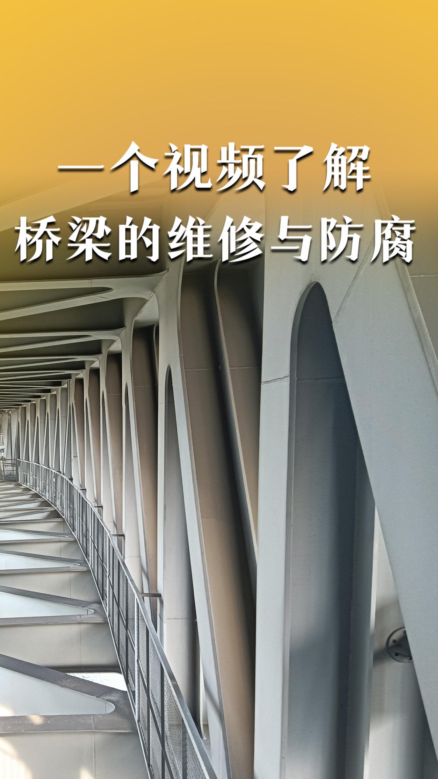 一个视频了解桥梁的维修与防腐