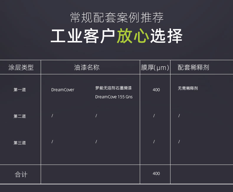 石墨烯无溶剂环氧漆