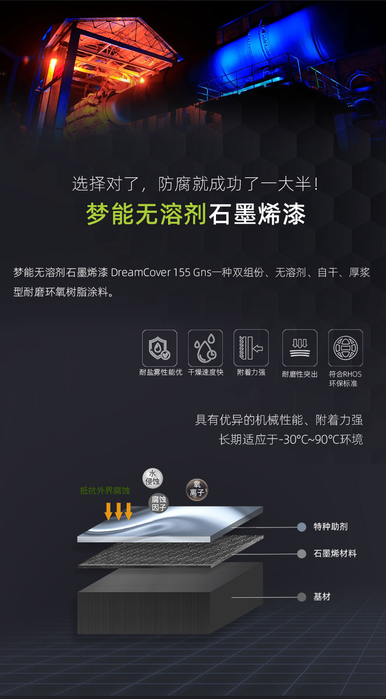 石墨烯无溶剂环氧漆
